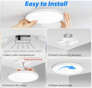 12'' Flush Mount Ceiling light - 5CCT