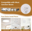 12'' Flush Mount Ceiling light - 3CCT