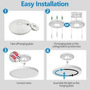 12'' Flush Mount Ceiling light - 5K-blue box