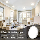 6.5'' Flush Mount Ceiling light - 3/4/6000K-3CCT