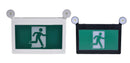 LED Emergency Light-Runningman Exit Sign With Twin Heads-V (Combo)