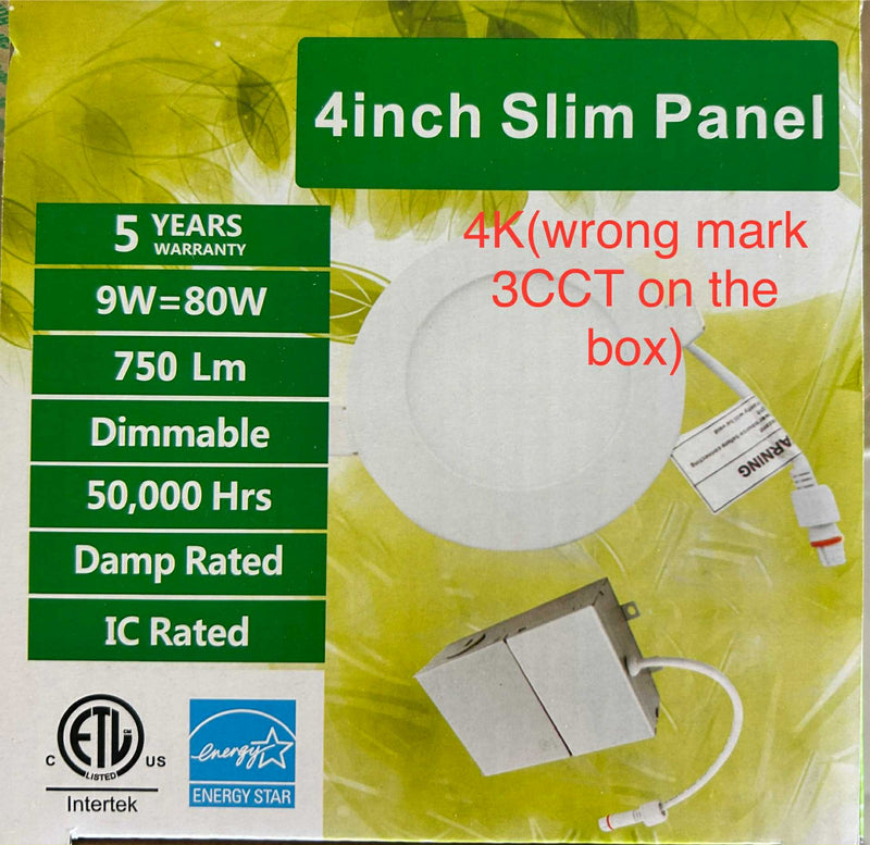 4'' LED Single Colour Temperature Pot Light
