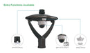 120/135/150W LED Post Top Area Light